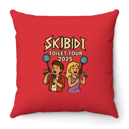 2025 Tour Throw Pillows