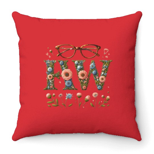 Floral Vision Throw Pillows