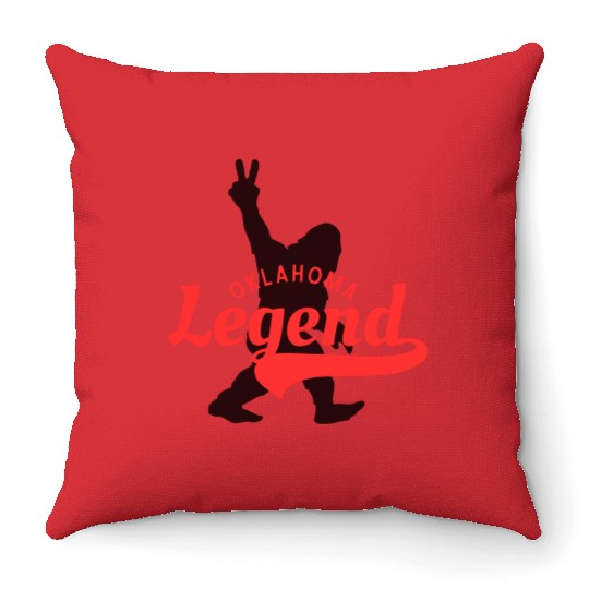 Oklahoma Legend Throw Pillows