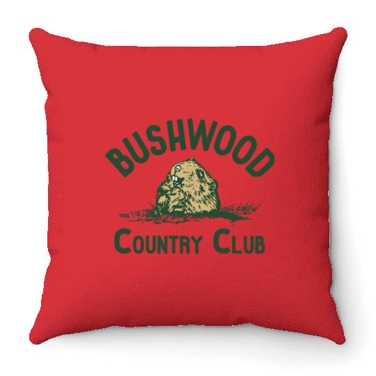 Bushwood Country Club Funny Movie Throw Pillows
