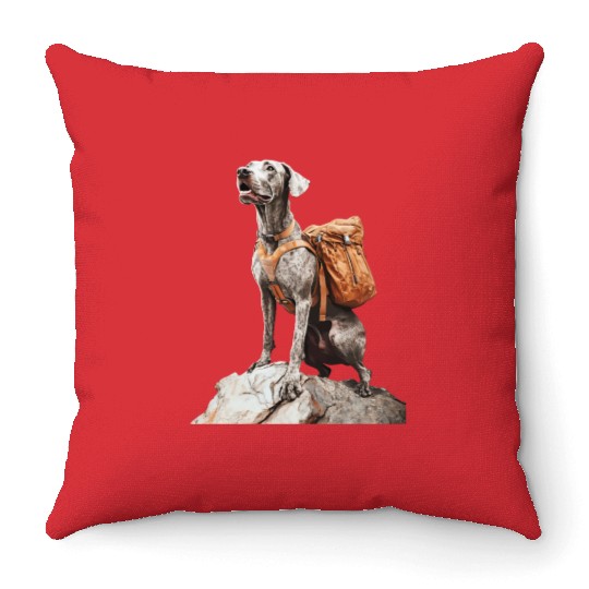 Great Pitbull Dane Throw Pillows