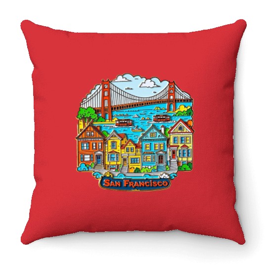 San Francisco Throw Pillows