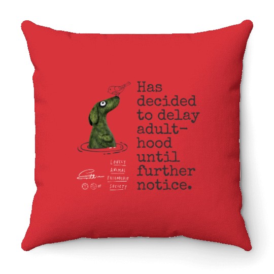 Lonely Animals - Zoe Throw Pillows