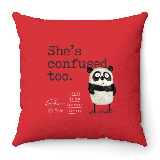 Lonely Animals - Lulu Throw Pillows