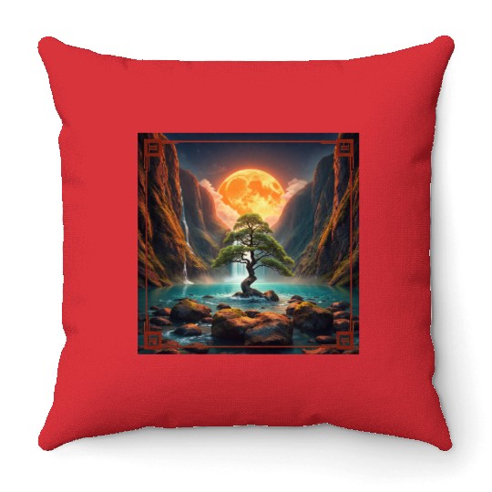 Harmonious Night 7 Throw Pillows
