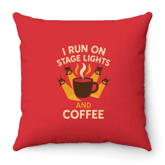 Theater Kid Drama Club Musical Theater Nerd Stage Throw Pillows
