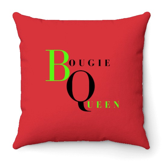 Bougie Queen Lime&Black Throw Pillows