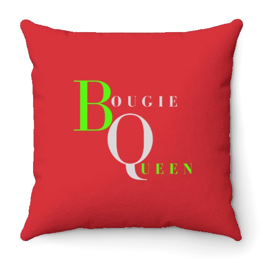 Bougie Queen Lime& Gray Throw Pillows