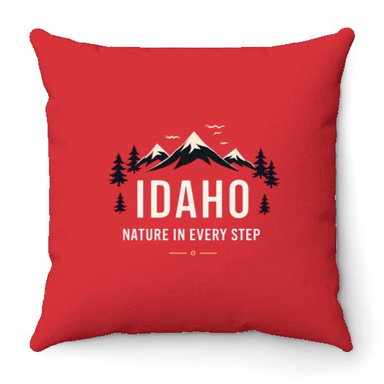 Idaho Nature In Every Step (2) Throw Pillows