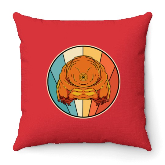 Water Bear Tardigrade Lover Science Biology Throw Pillows
