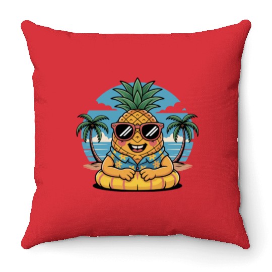 Summer Vibes Throw Pillows