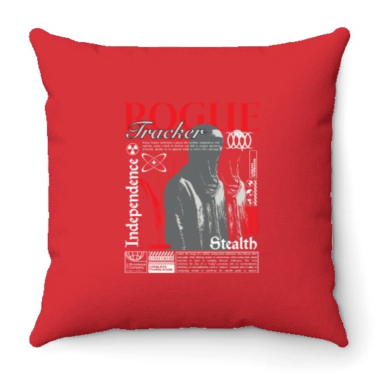 Rogue Tracker Throw Pillows