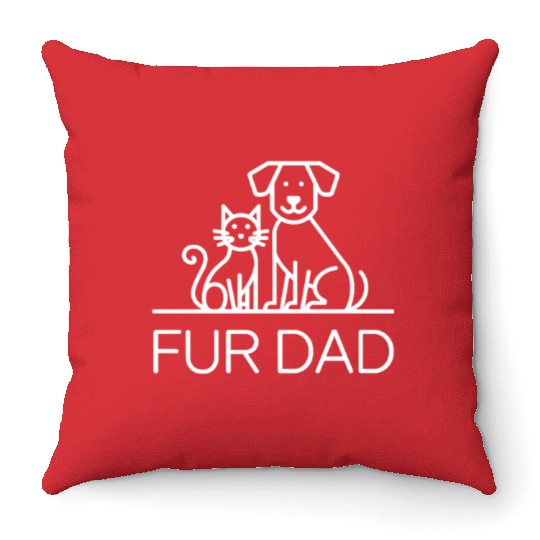 Fur Dad: Celebrate Your Love for Pets with This Throw Pillows