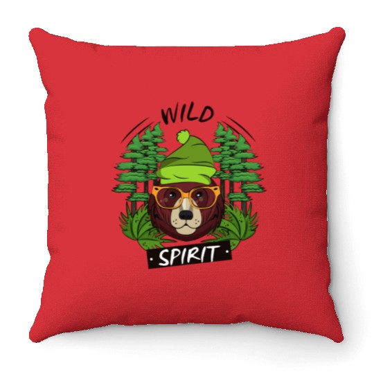 Cool Wild Animal Print Throw Pillows