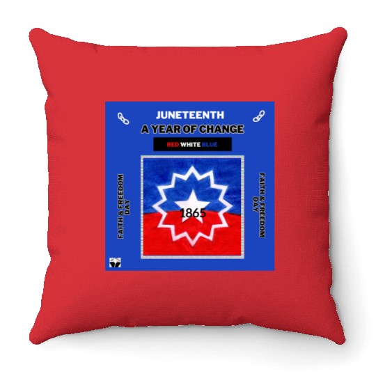 Juneteenth: An Official USA Holiday Throw Pillows