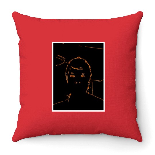 FRD Carbo Ultra Orange Neon Throw Pillows