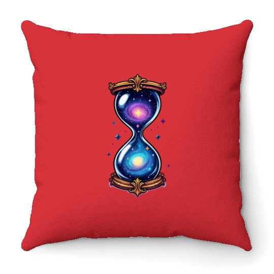 Celestial Hourglass Throw Pillows
