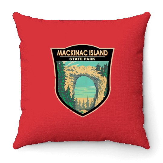 Mackinac Island Throw Pillows