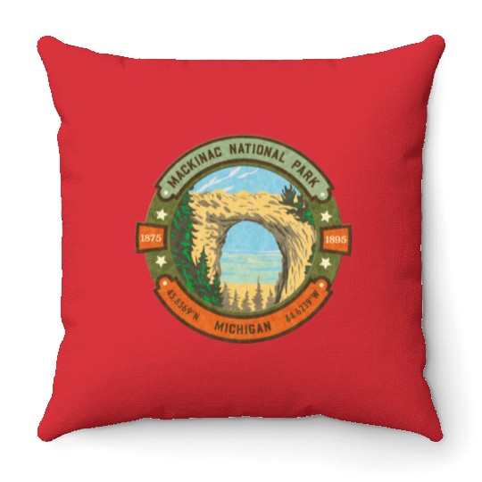 Mackinac Island Throw Pillows