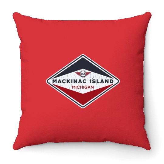 Mackinac Island Throw Pillows