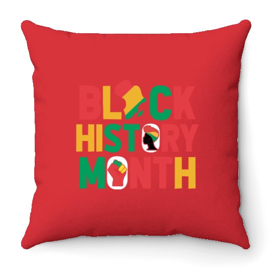 Little Honey Bunny Juneteenth Throw Pillows
