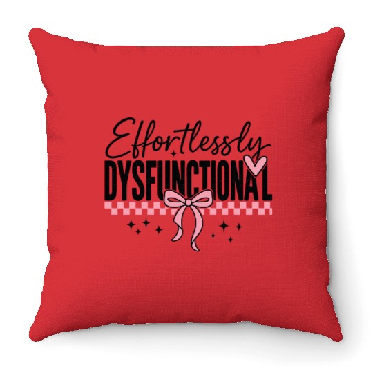 Effortless Hot Mess Throw Pillows