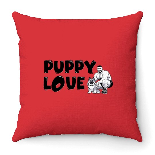 Puppy Love Throw Pillows