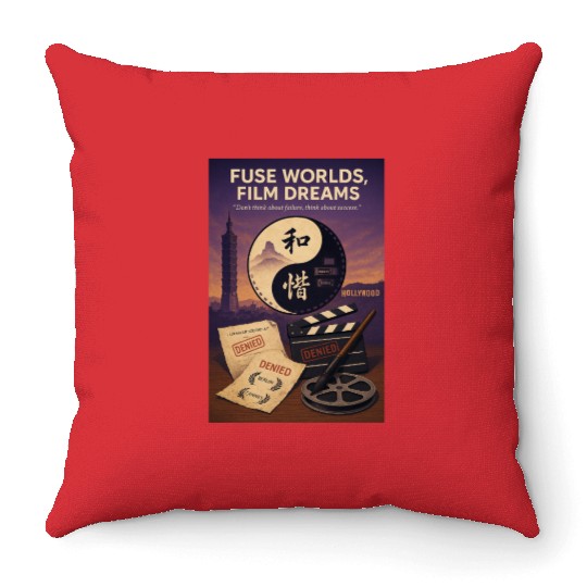 Fuse Worlds, Film Dreams Hollywood Throw Pillows