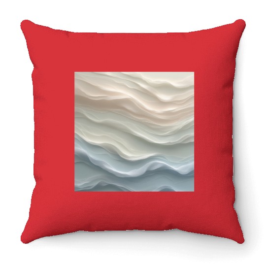 Take a Deep Breath – Calm Abstract Throw Pillows