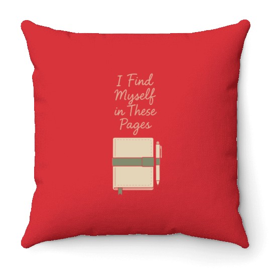 Journaling Aesthetic Creative Planner Life Writing Throw Pillows