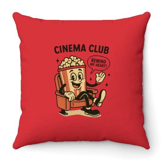 FUN POPCORN Throw Pillows
