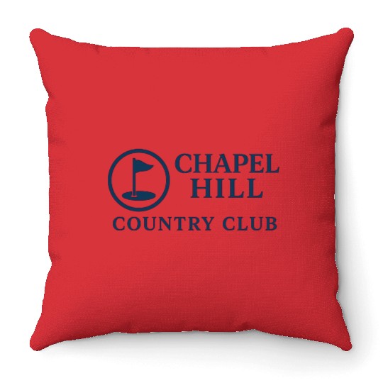 Chapel Hill Country Club Throw Pillows