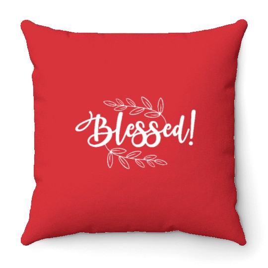 Saved with Amazing Grace Throw Pillows | Christian Throw Pillows
