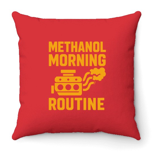 Sprint Car Racing Dirt Track Speed Oval Race Throw Pillows