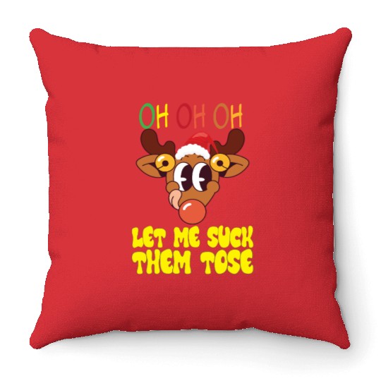 Hell Yeah I Suck Toes Weird Festive Embarrassing C Throw Pillows