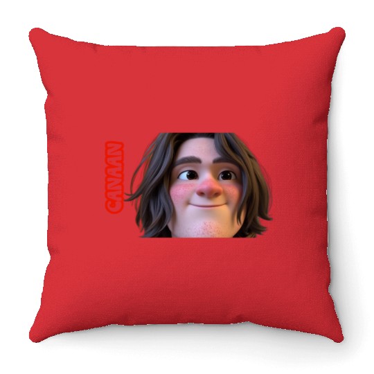 Cartoon Cub Canaan Throw Pillows