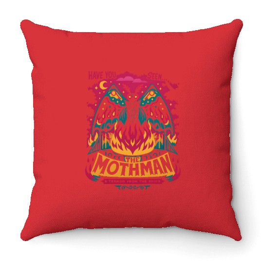 Mothman Black Bridge Have You Seen The Throw Pillows