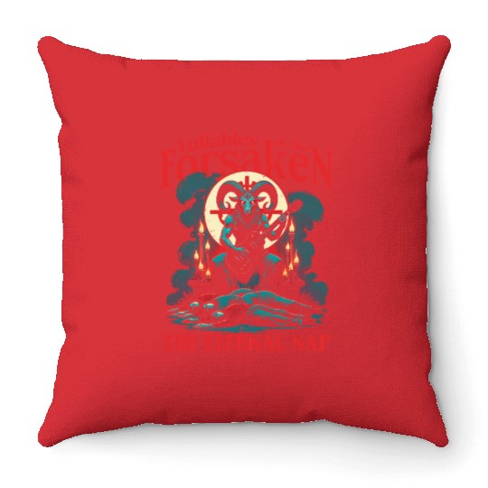 Occult Demonology Tarot Lullabies Of The Forsaken Throw Pillows