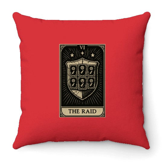Tarot Datahoarding: The RAID Protective Layer Throw Pillows