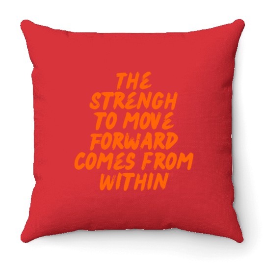Self Growth Inner Strength Positive Mindset Throw Pillows