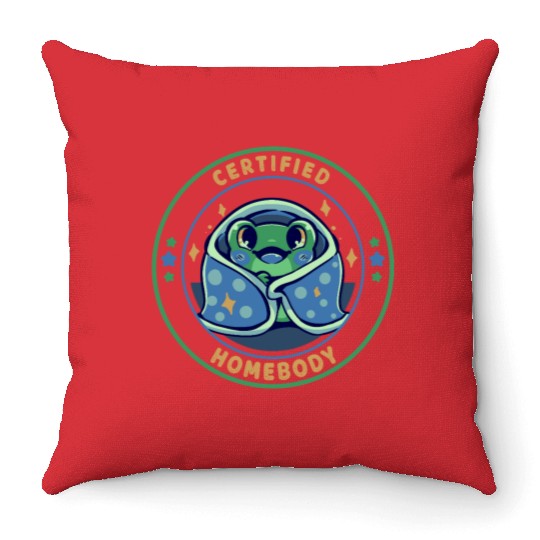 Certified Homebody Throw Pillows
