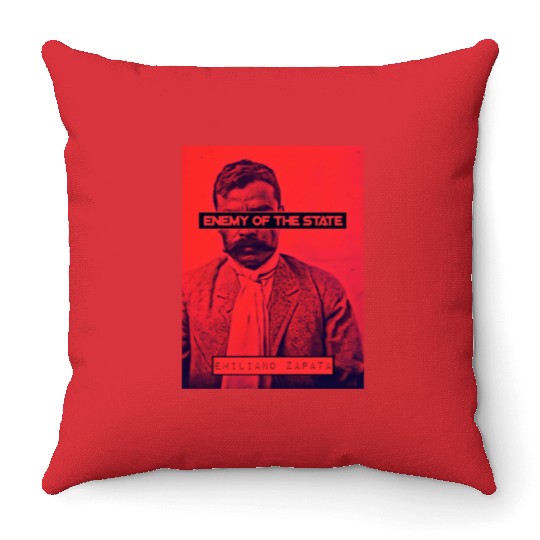 Emiliano Zapata (EOTS) (R) Throw Pillows
