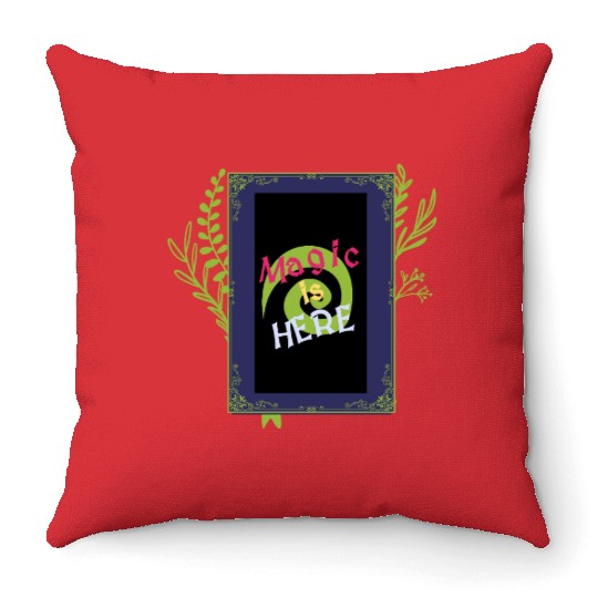 Magic is here for those who love fantasy Throw Pillows