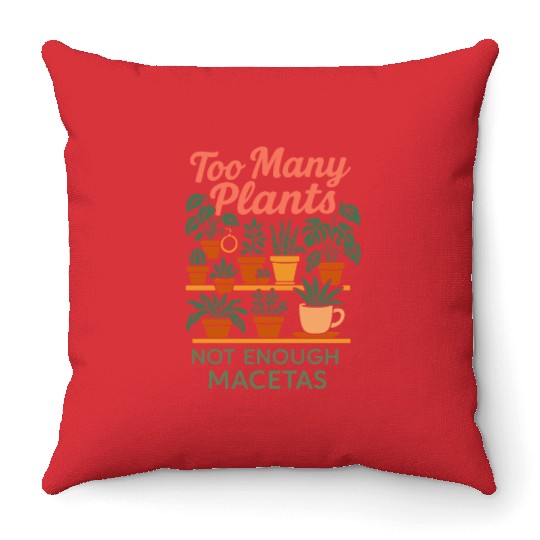 Plantita Latina Plant Mom Plantita Life Hispanic Throw Pillows