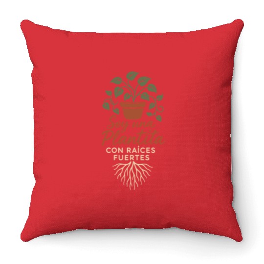 Plantita Latina Plant Mom Plantita Life Hispanic Throw Pillows