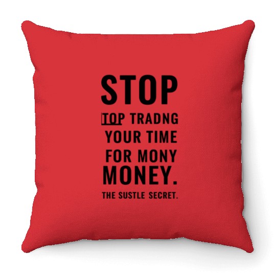 Inspirational Quote Design for Motivated Souls Throw Pillows