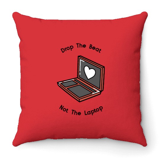 Drop The Beat DJ Software Throw Pillows