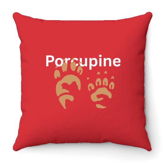 Paraguine Paw Prints Animal Design Throw Pillows