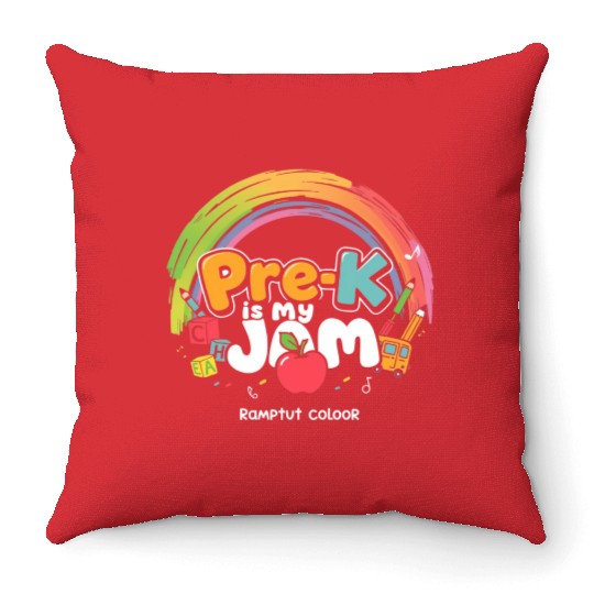 Pre K Throw Pillows PreSchool Pre K Teacher  Back to School
