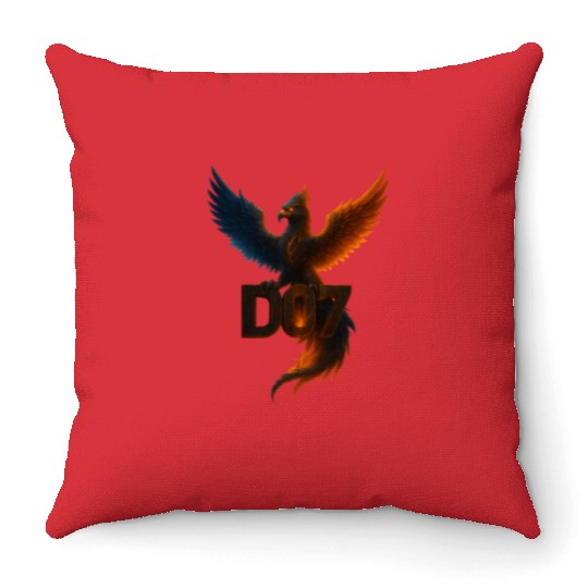 DO7 the Phoenix Rising Throw Pillows
